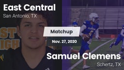 Matchup: East Central vs. Samuel Clemens  2020