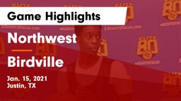 Northwest  vs Birdville  Game Highlights - Jan. 15, 2021