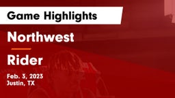 Northwest  vs Rider  Game Highlights - Feb. 3, 2023