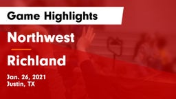 Northwest  vs Richland  Game Highlights - Jan. 26, 2021