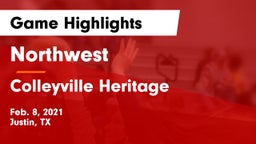 Northwest  vs Colleyville Heritage  Game Highlights - Feb. 8, 2021