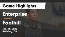 Enterprise  vs Foothill  Game Highlights - Jan. 10, 2020