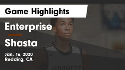 Enterprise  vs Shasta  Game Highlights - Jan. 16, 2020