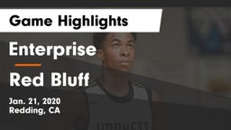 Enterprise  vs Red Bluff  Game Highlights - Jan. 21, 2020