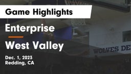 Enterprise  vs West Valley Game Highlights - Dec. 1, 2023