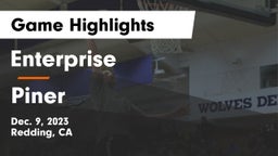 Enterprise  vs Piner  Game Highlights - Dec. 9, 2023