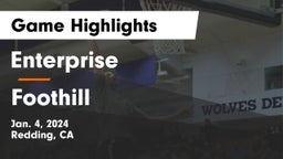 Enterprise  vs Foothill  Game Highlights - Jan. 4, 2024