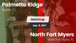 Matchup: Palmetto Ridge High vs. North Fort Myers  2017