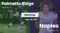 Matchup: Palmetto Ridge High vs. Naples  2017