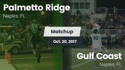 Matchup: Palmetto Ridge High vs. Gulf Coast  2017