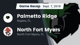 Recap: Palmetto Ridge  vs. North Fort Myers  2018