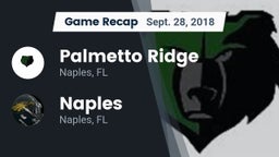 Recap: Palmetto Ridge  vs. Naples  2018