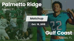Matchup: Palmetto Ridge High vs. Gulf Coast  2018