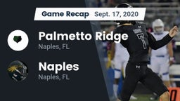 Recap: Palmetto Ridge  vs. Naples  2020