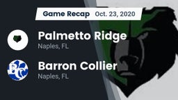 Recap: Palmetto Ridge  vs. Barron Collier  2020