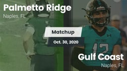 Matchup: Palmetto Ridge High vs. Gulf Coast  2020