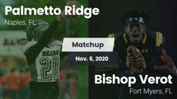 Matchup: Palmetto Ridge High vs. Bishop Verot  2020