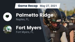 Recap: Palmetto Ridge  vs. Fort Myers  2021