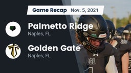 Recap: Palmetto Ridge  vs. Golden Gate  2021