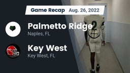 Recap: Palmetto Ridge  vs. Key West  2022