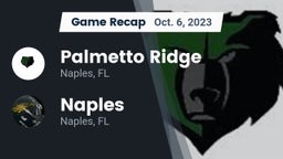 Recap: Palmetto Ridge  vs. Naples  2023