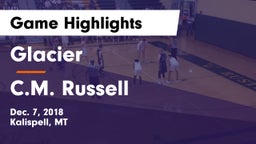 Glacier  vs C.M. Russell  Game Highlights - Dec. 7, 2018
