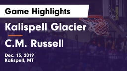 Kalispell Glacier  vs C.M. Russell  Game Highlights - Dec. 13, 2019