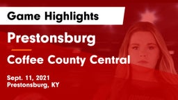 Prestonsburg  vs Coffee County Central  Game Highlights - Sept. 11, 2021