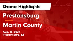 Prestonsburg  vs Martin County  Game Highlights - Aug. 13, 2022