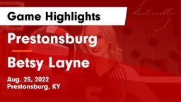 Prestonsburg  vs Betsy Layne Game Highlights - Aug. 25, 2022