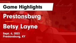 Prestonsburg  vs Betsy Layne Game Highlights - Sept. 6, 2022