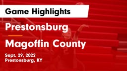 Prestonsburg  vs Magoffin County Game Highlights - Sept. 29, 2022
