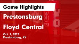 Prestonsburg  vs Floyd Central Game Highlights - Oct. 9, 2023