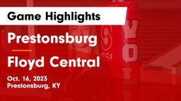 Prestonsburg  vs Floyd Central  Game Highlights - Oct. 16, 2023