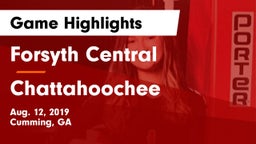 Forsyth Central  vs Chattahoochee  Game Highlights - Aug. 12, 2019