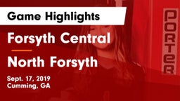 Forsyth Central  vs North Forsyth  Game Highlights - Sept. 17, 2019