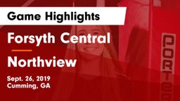 Forsyth Central  vs Northview  Game Highlights - Sept. 26, 2019