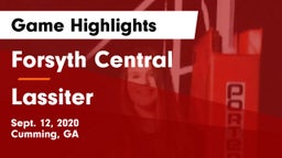 Forsyth Central  vs Lassiter  Game Highlights - Sept. 12, 2020