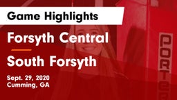 Forsyth Central  vs South Forsyth  Game Highlights - Sept. 29, 2020