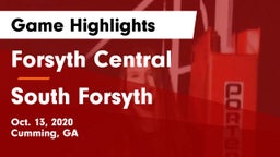Forsyth Central  vs South Forsyth  Game Highlights - Oct. 13, 2020