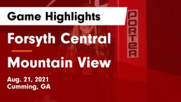 Forsyth Central  vs Mountain View  Game Highlights - Aug. 21, 2021