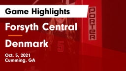 Forsyth Central  vs Denmark  Game Highlights - Oct. 5, 2021