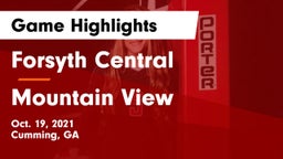 Forsyth Central  vs Mountain View Game Highlights - Oct. 19, 2021