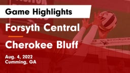 Forsyth Central  vs Cherokee Bluff   Game Highlights - Aug. 4, 2022