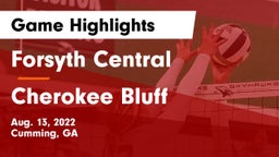 Forsyth Central  vs Cherokee Bluff   Game Highlights - Aug. 13, 2022