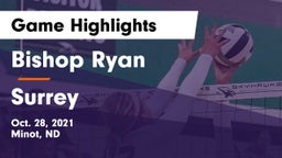 Bishop Ryan  vs Surrey  Game Highlights - Oct. 28, 2021