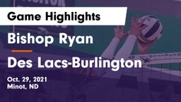 Bishop Ryan  vs Des Lacs-Burlington  Game Highlights - Oct. 29, 2021