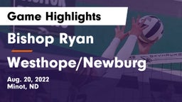 Bishop Ryan  vs Westhope/Newburg  Game Highlights - Aug. 20, 2022