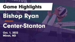 Bishop Ryan  vs Center-Stanton  Game Highlights - Oct. 1, 2022