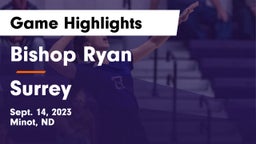 Bishop Ryan  vs Surrey Game Highlights - Sept. 14, 2023